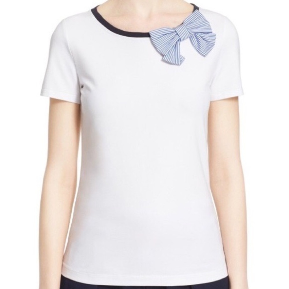 Kate Spade Broome Street Bow T Shirt